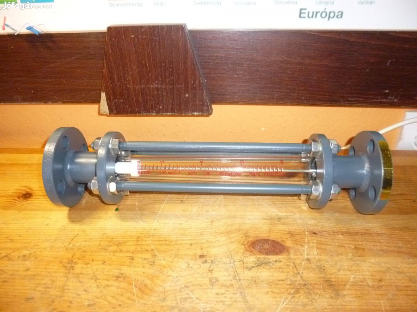 Áramlásmérő rotaméter gázra Flow Cell új ( 5298)