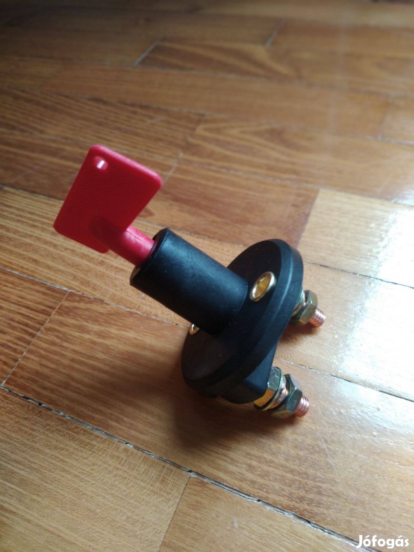 Áramtalanító leválasztó kapcsoló, 12 Volt/24 Volt kivehető kulccsal új