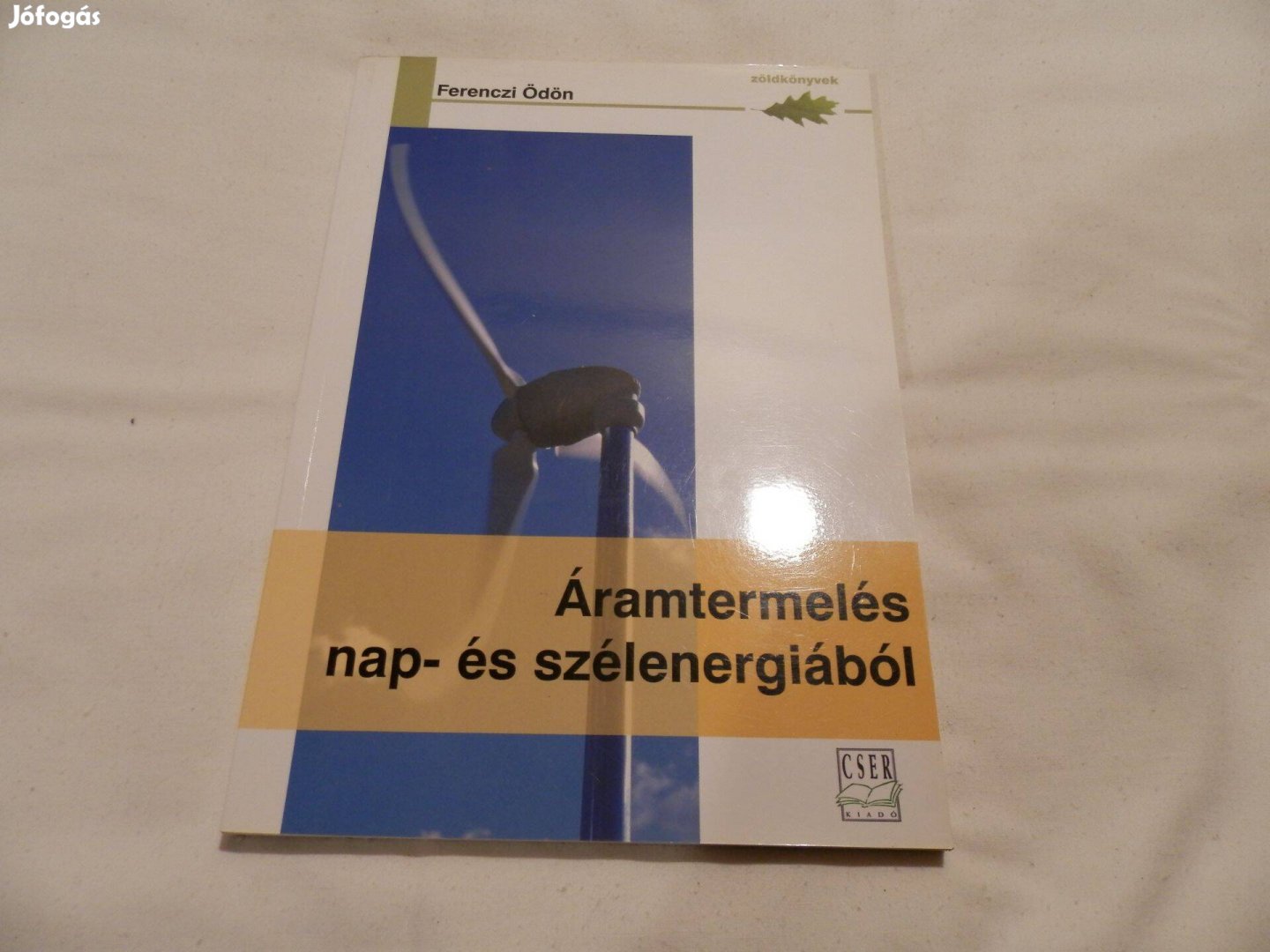 Áramtermelés nap és szélenergiából könyv