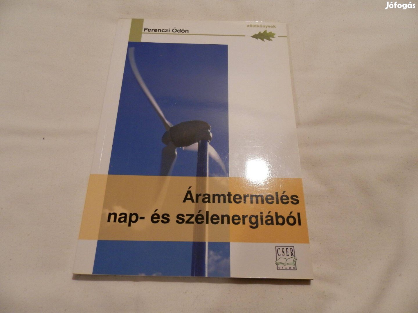 Áramtermelés nap és szélenergiából könyv