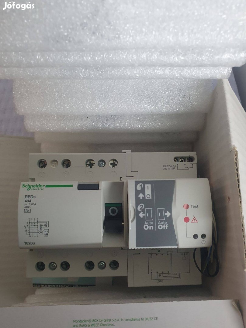 Áramvédő kapcsoló