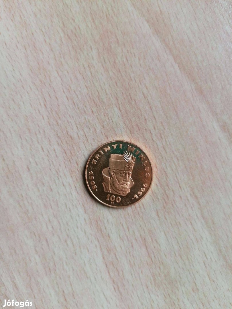 Arany 100 Forint 1966 Zrínyi Miklós
