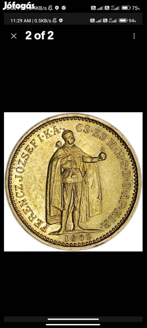 Arany 10 korona