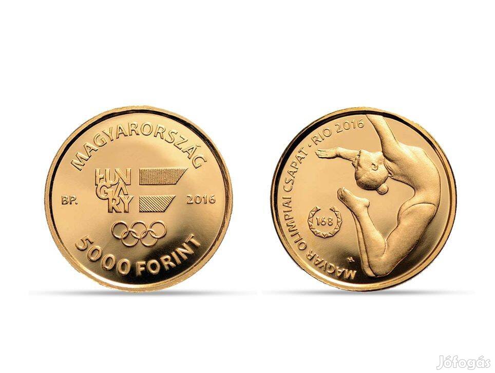 Arany Érme Nyári Olimpia Rio .999 Színarany Érem PP 2016 UNC Proof ()