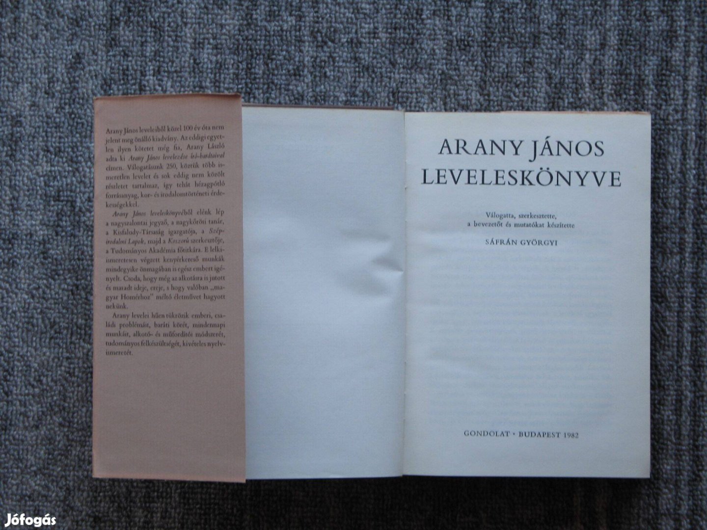 Arany János Leveleskönyve