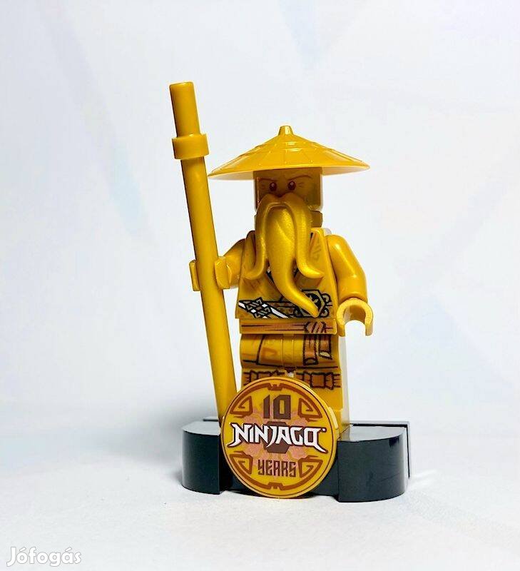 Arany Sensei Wu Eredeti LEGO minifigura - Ninjago 71741 - Új