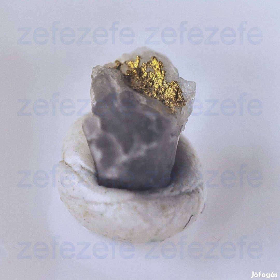 Arany (termésarany), kvarc ásvány (1123.)