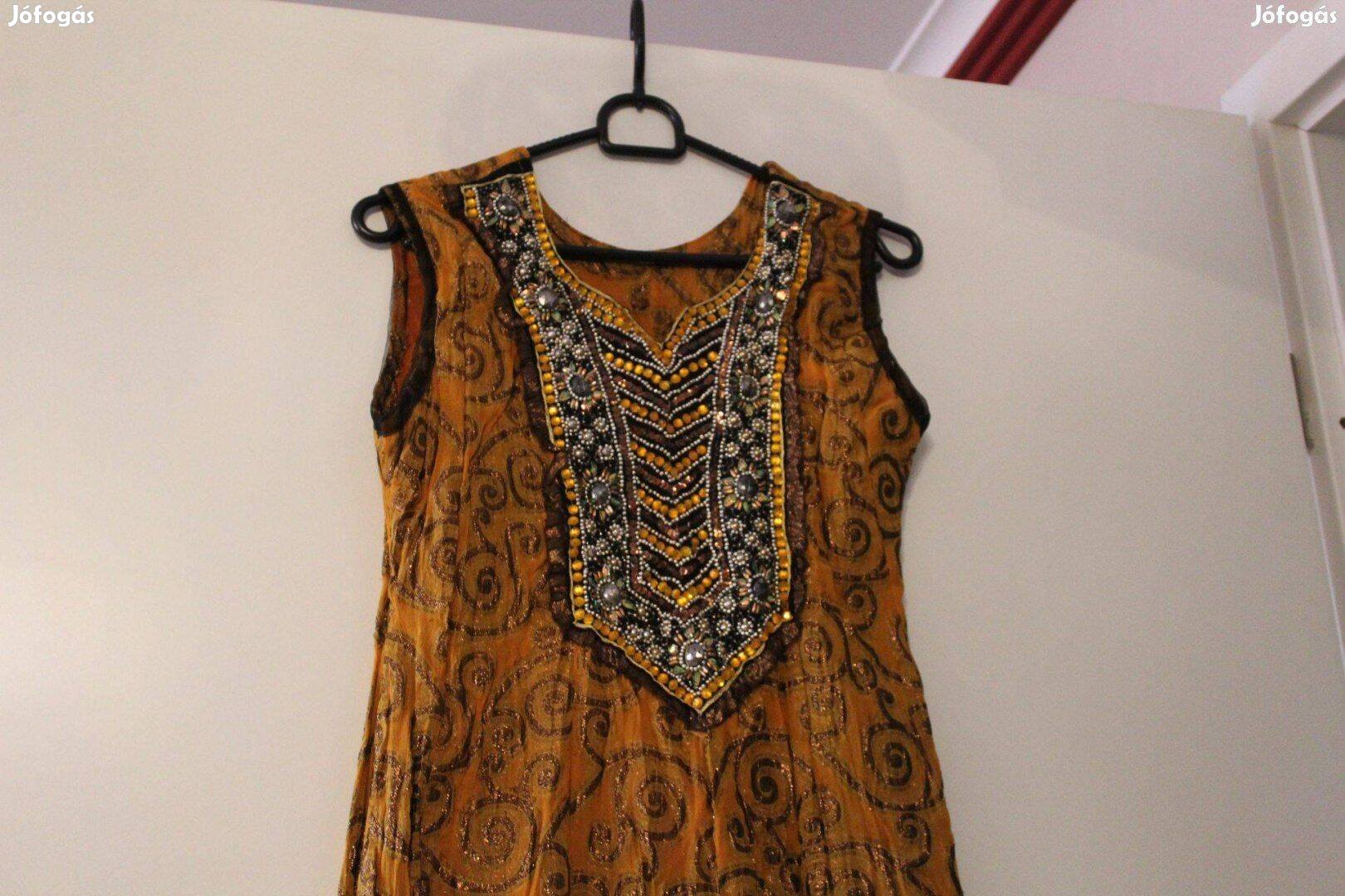 Arany-barna szinu indiai ruha, m