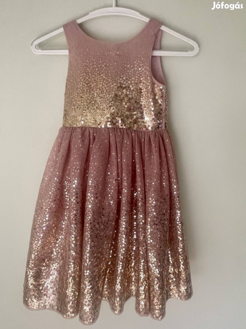 Arany flitteres kislány H&M alkalmi ruha 116-os méret