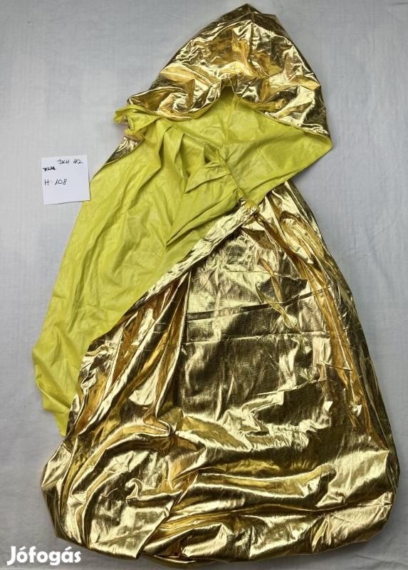 Arany köpeny, arany palást, felnőtt jelmez DKH112_A