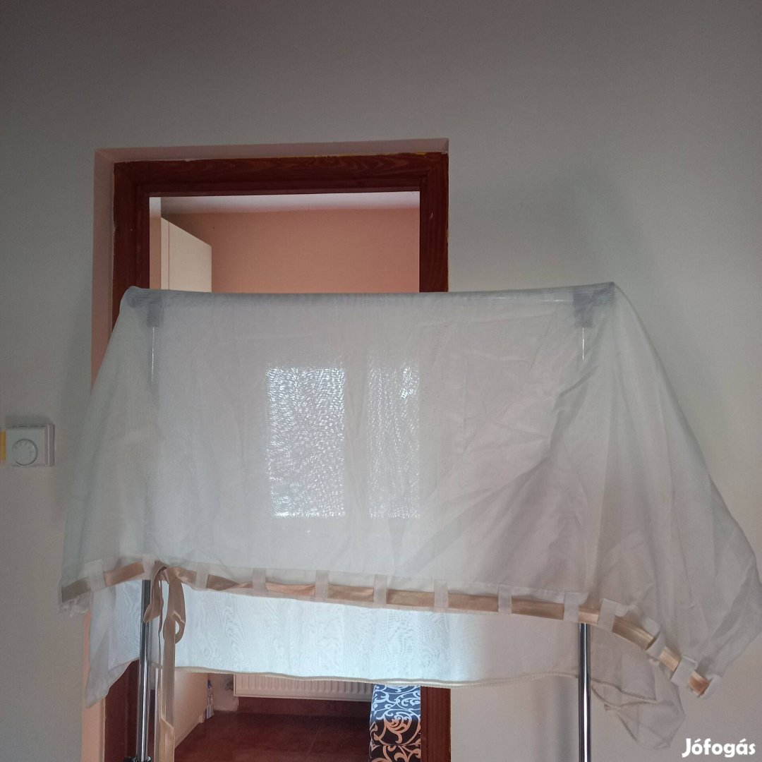 Arany szatén masnis , behúzásos elegáns függöny eladó, Új!