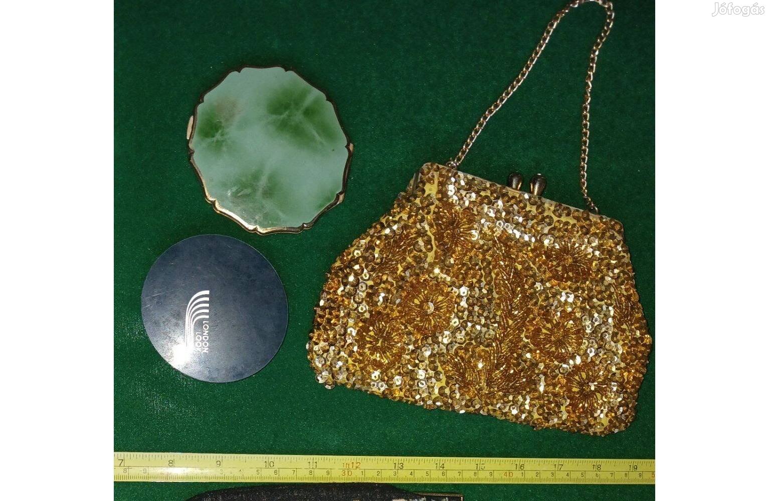 Arany színházi táska vintage darab