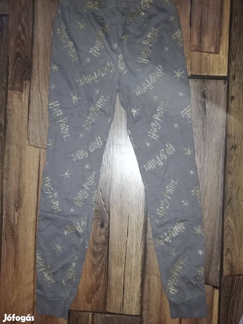 Arany színű feliratos Harry Potter pizsama alsó