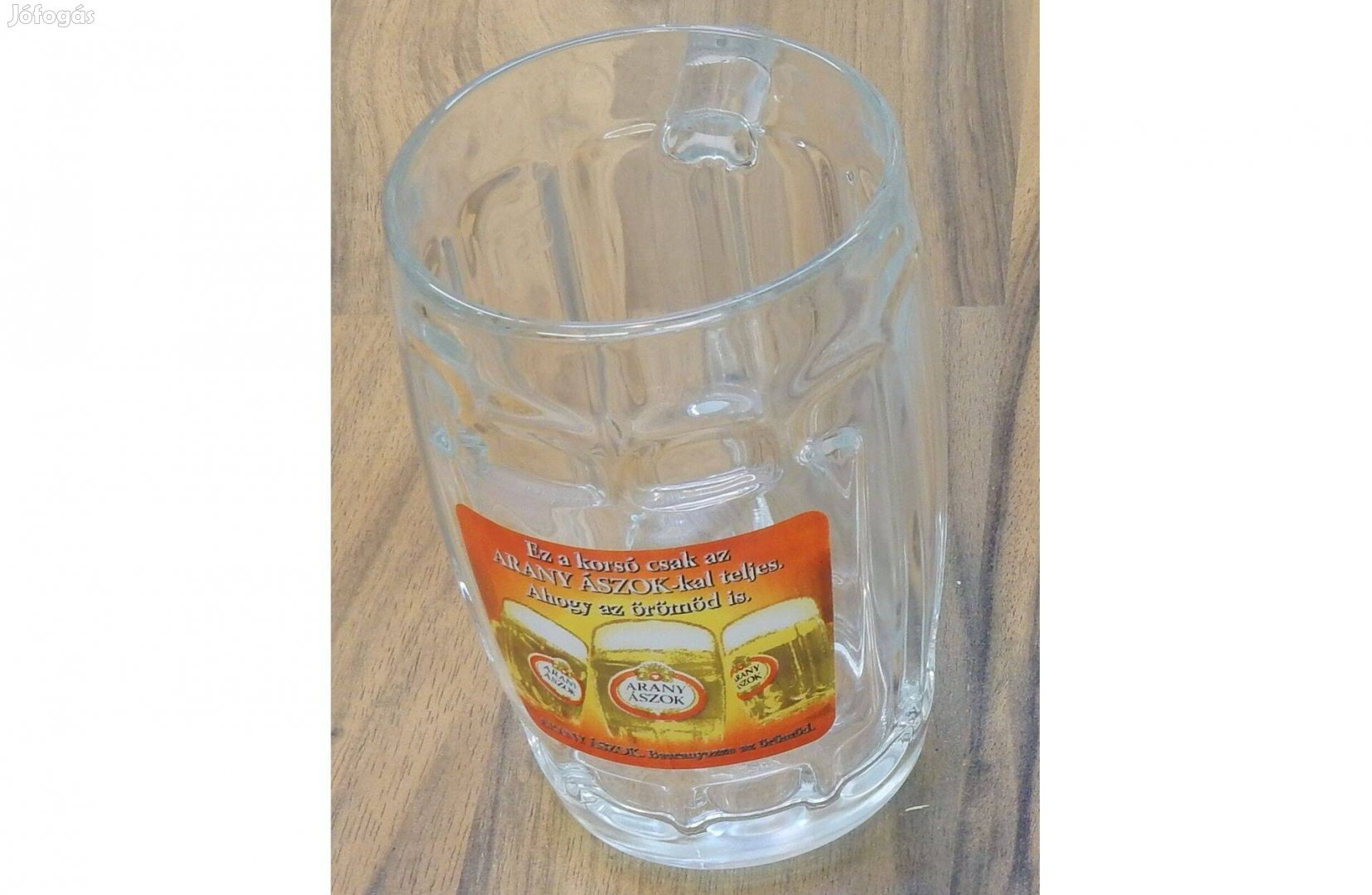 Aranyászok Sörös korsó félliteres pohár Söröskorsó Üveg 0.5 liter