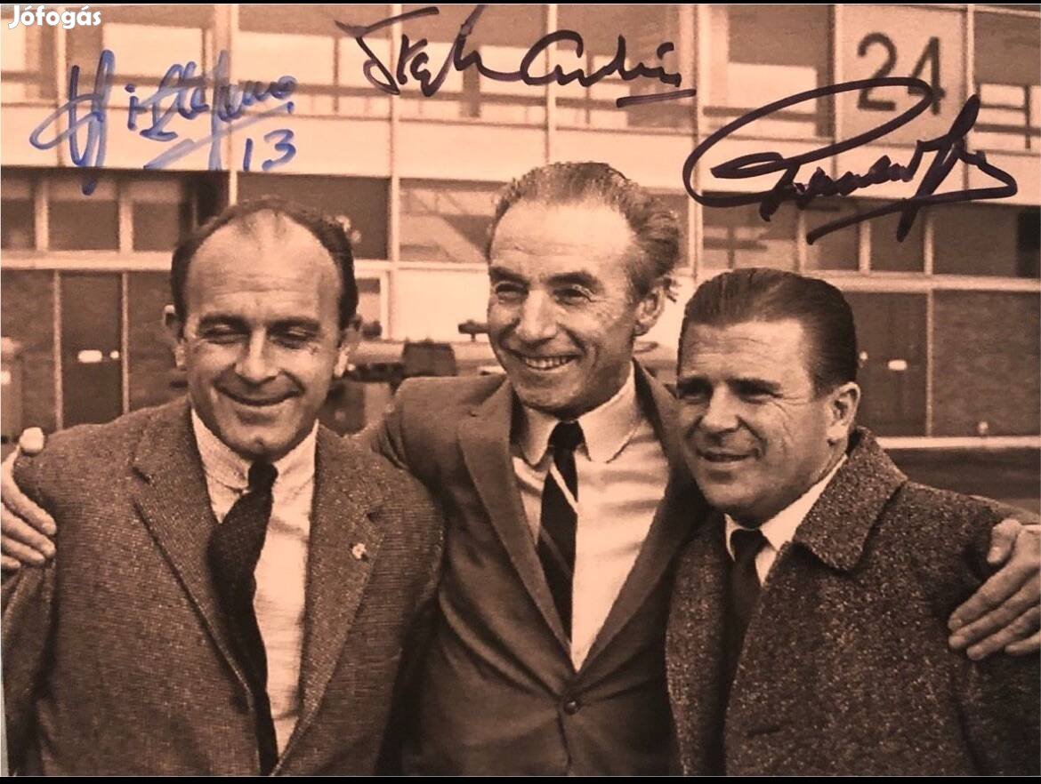 Aranycsapat, Real Madrid, Puskas Ferenc, Di Stefano, Matthews,dedikalt