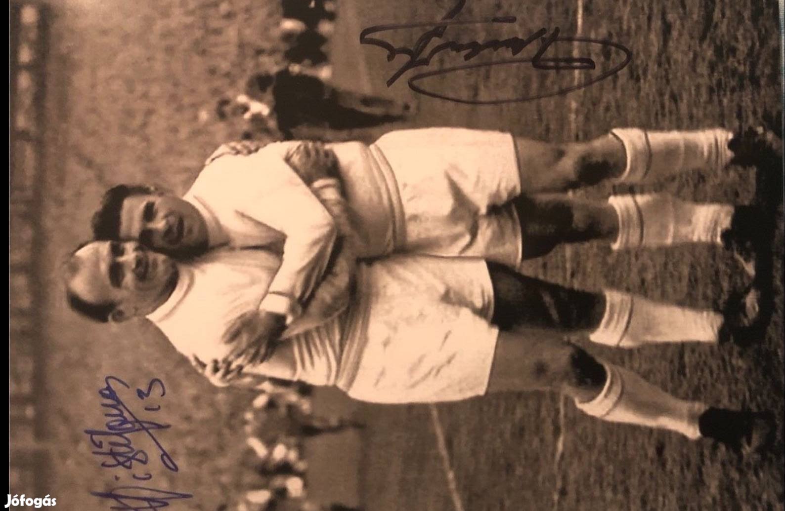 Aranycsapat, Real Madrid, Puskas Ferenc, Di Stefano, dedikakt foto