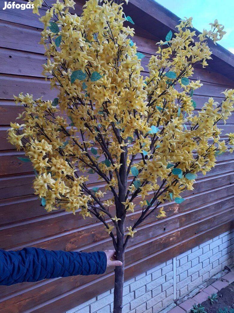 Aranyeső műfa, művirág kaspóban 240 cm