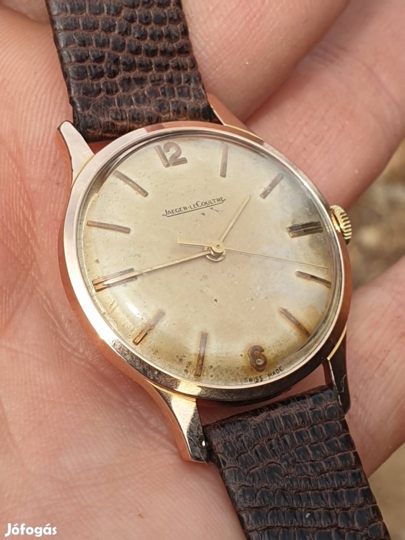 Aranylemezelt Jaeger Lecoultre 1950-es évekből! Mindene jelzett!