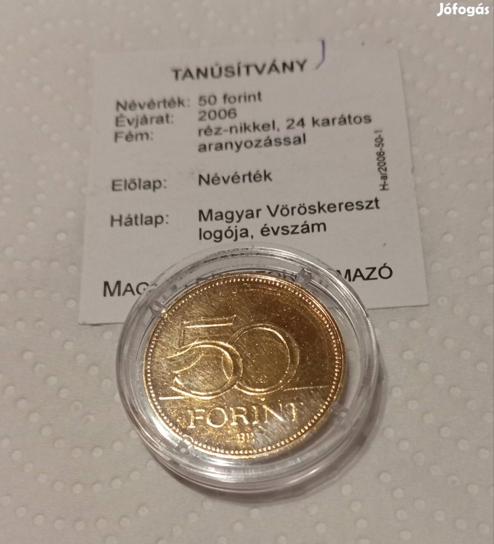 Aranyozott emlék 50 Forint