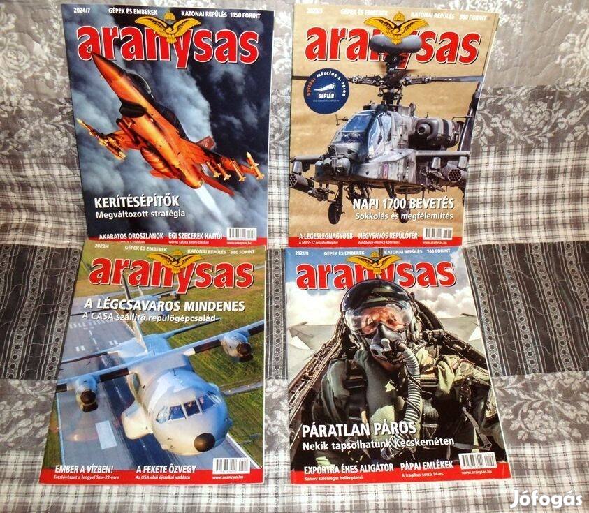 Aranysas 4 db magazin