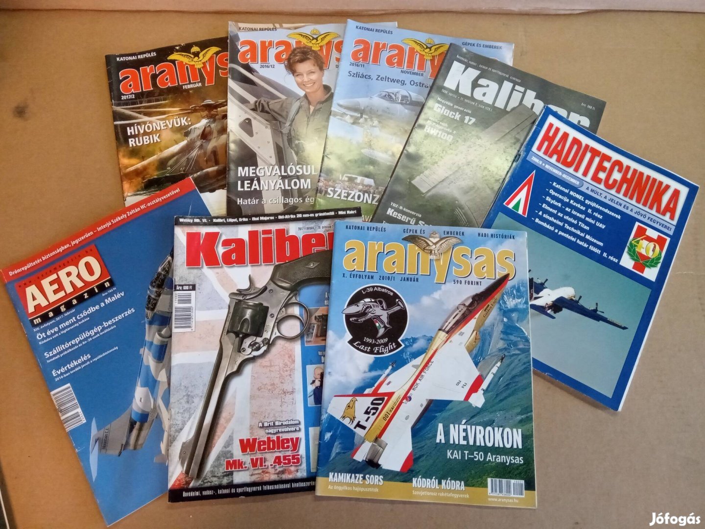 Aranysas Kaliber Top Gun és Aero magazinok 