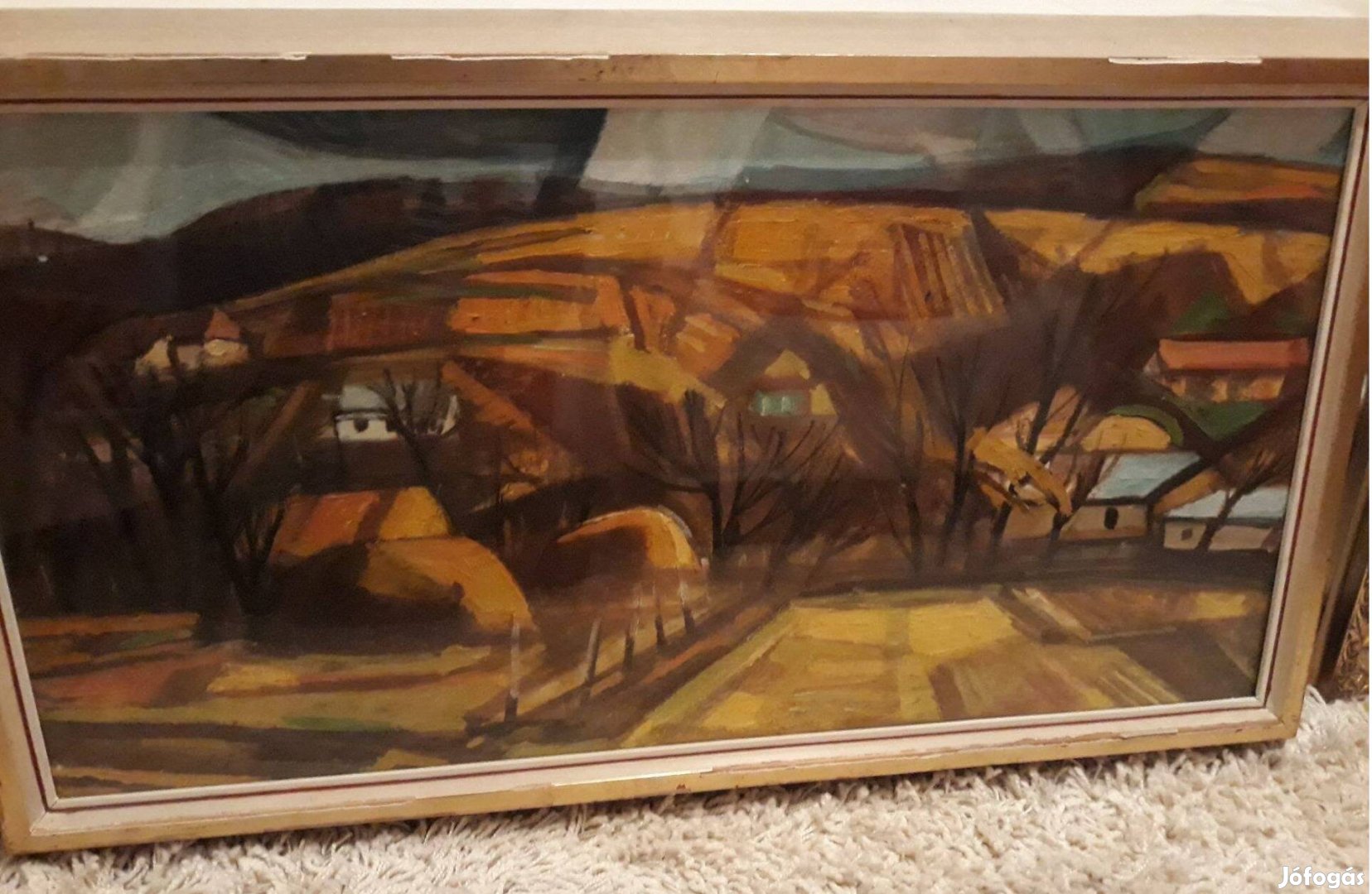 Arató István festmény Hegyoldal