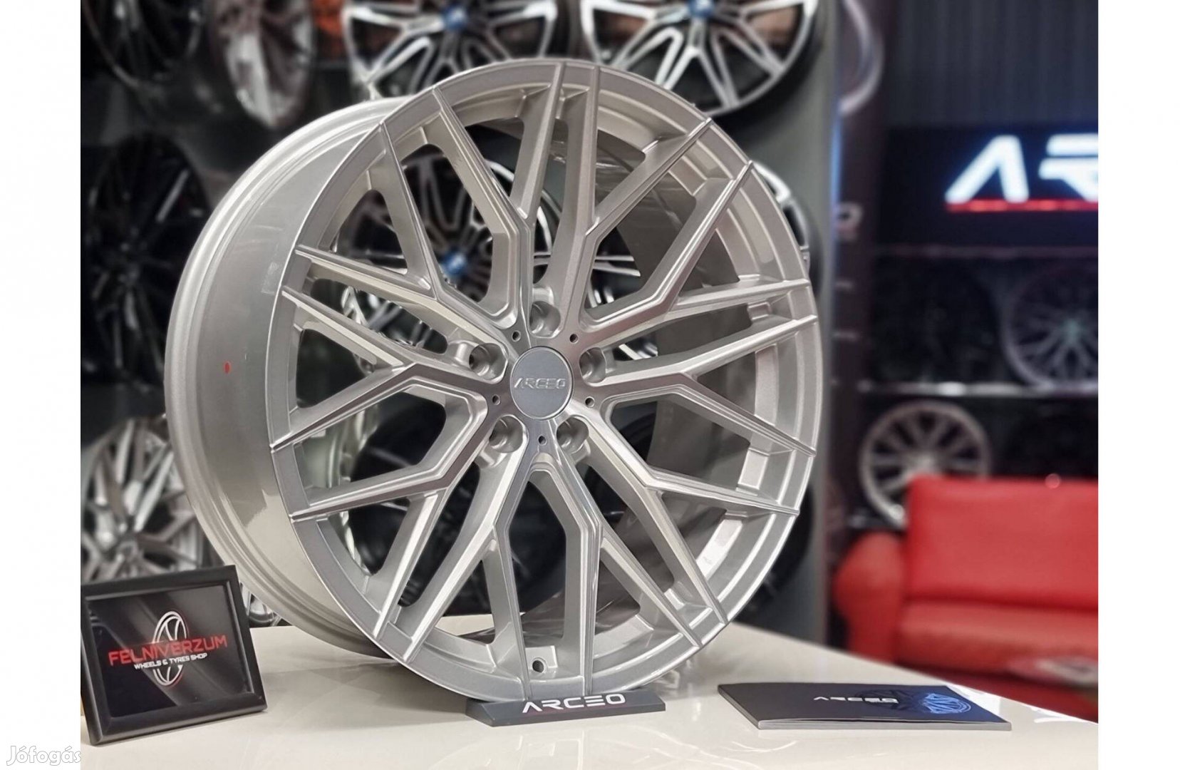 Arceo Valencia 20 col alufelni 5x112 silver diamond Audi BMW Mercedes