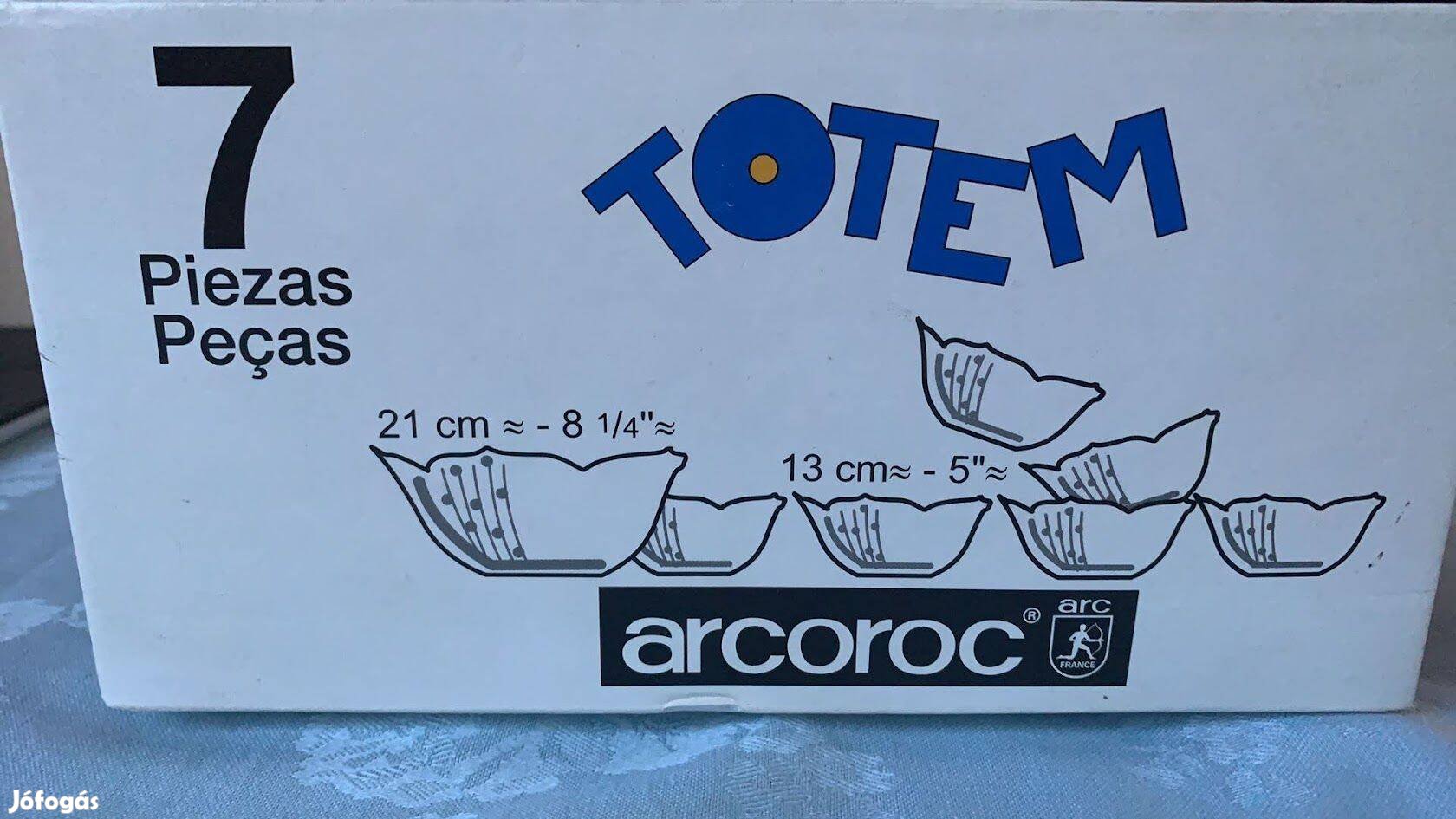 Arcoroc üvegtál készlet