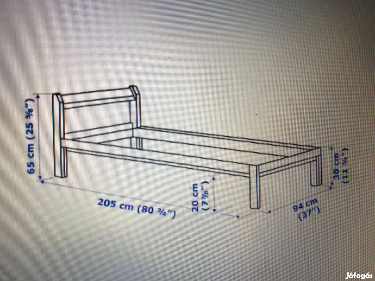 Árcsökkenés! 10 darab új IKEA Nieden ágykeret és Luröy ágyrács