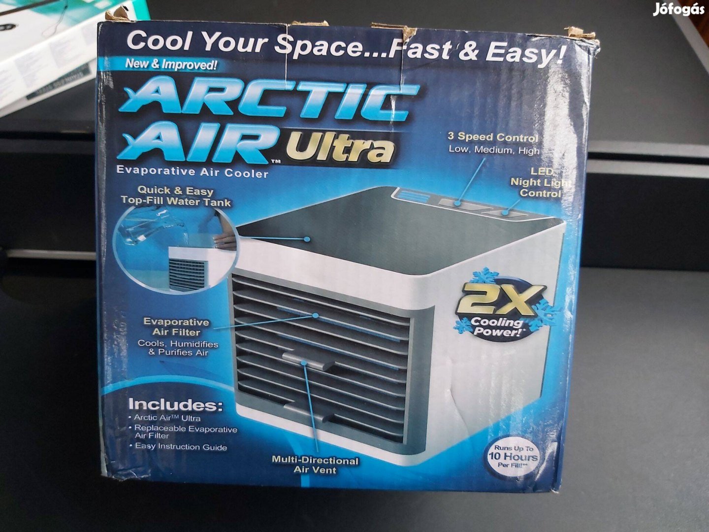 Arctic Air Ultra Mini mobil léghűtő, klíma - szinte Új!