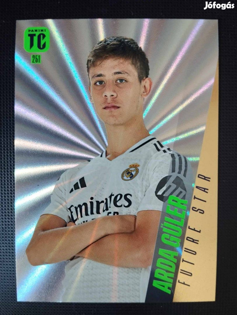 Arda Güler (Real Madrid) Future Stars Top Class 2024 focis kártya