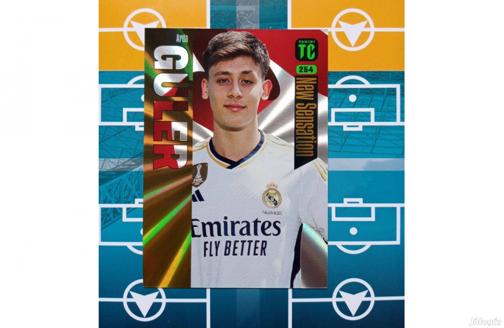 Arda Güler (Real Madrid) New Sensation Panini Top Class 2024 kártya