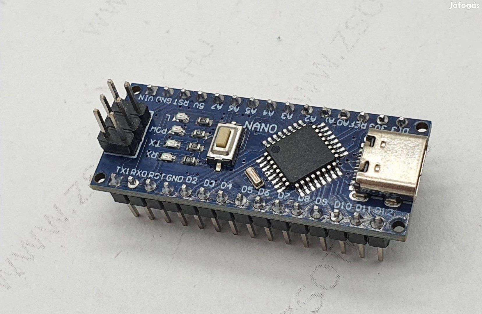 Arduino Nano 3.0 CH340G Atmega328 USB C fejlesztő panel modul board