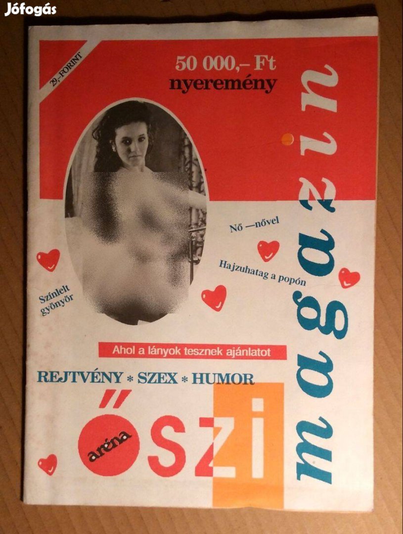 Aréna Magazin 1989/Ősz (6kép+tartalom) poszterrel