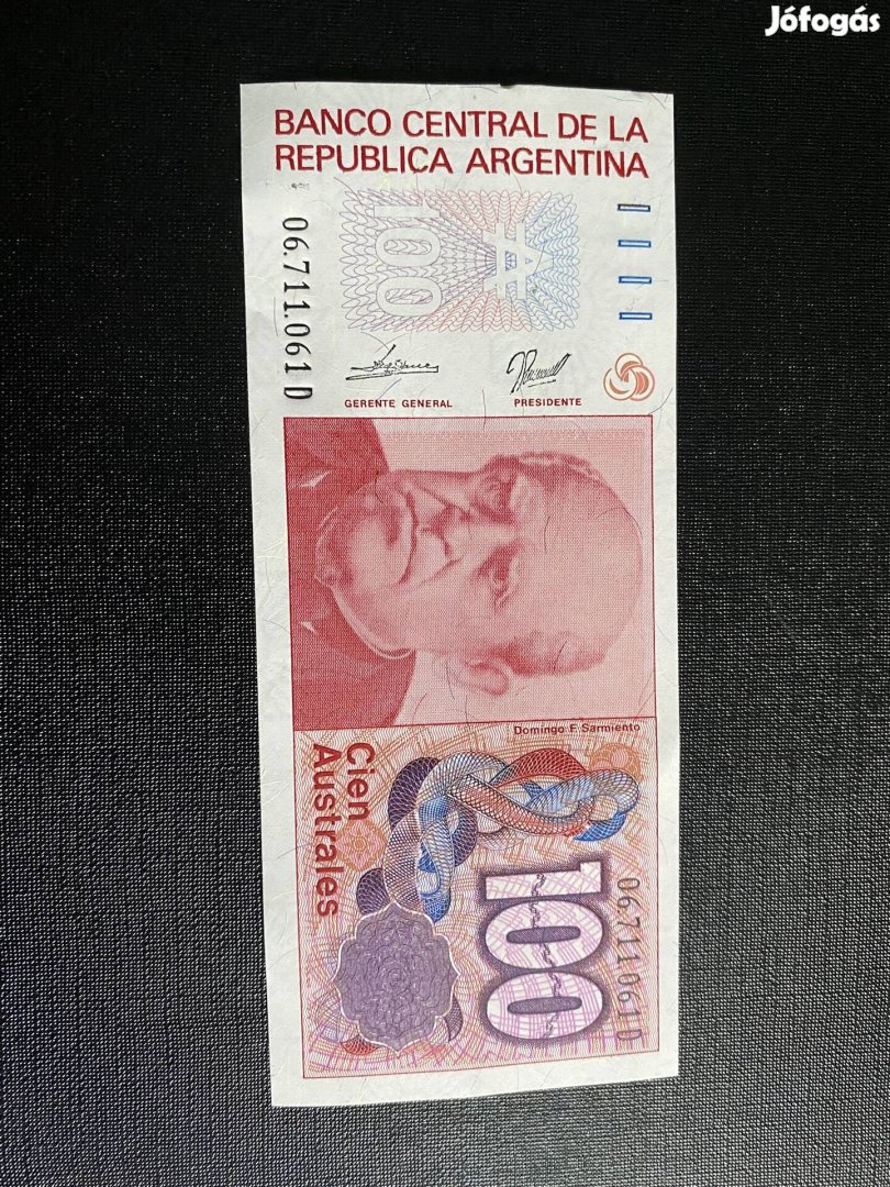 Argentin 100 austral 