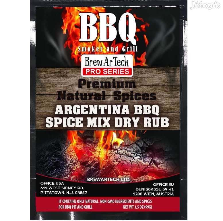 Argentin BBQ Rub fŰszerkeverék 100g  (2905)