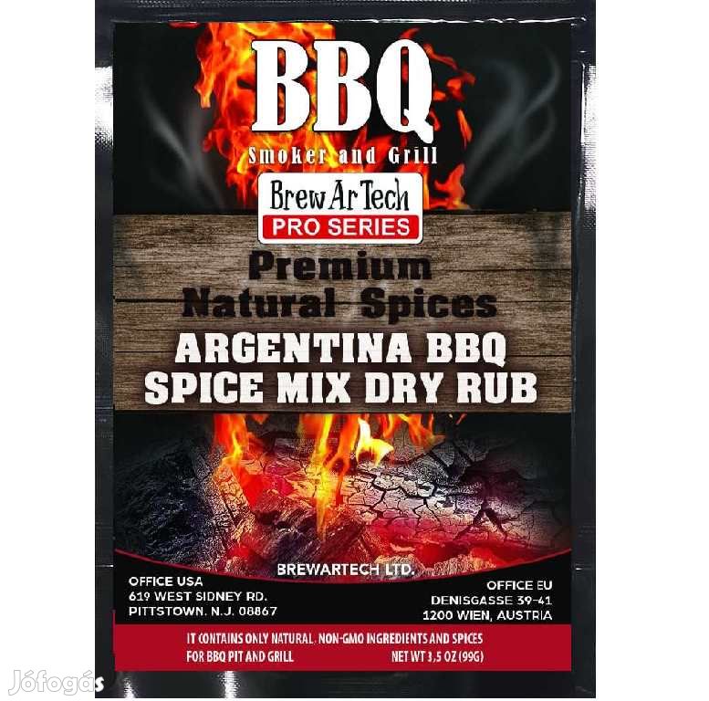 Argentin BBQ Rub fŰszerkeverék 100g  (2905)