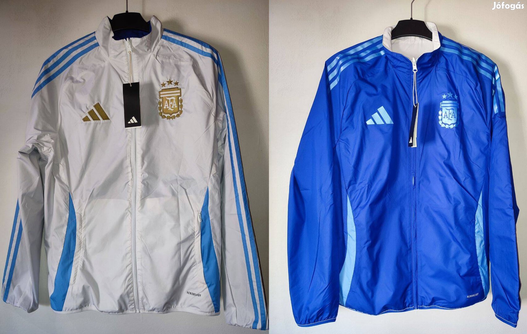 Argentin válogatott eredeti adidas dupla oldalú kifordítható dzseki