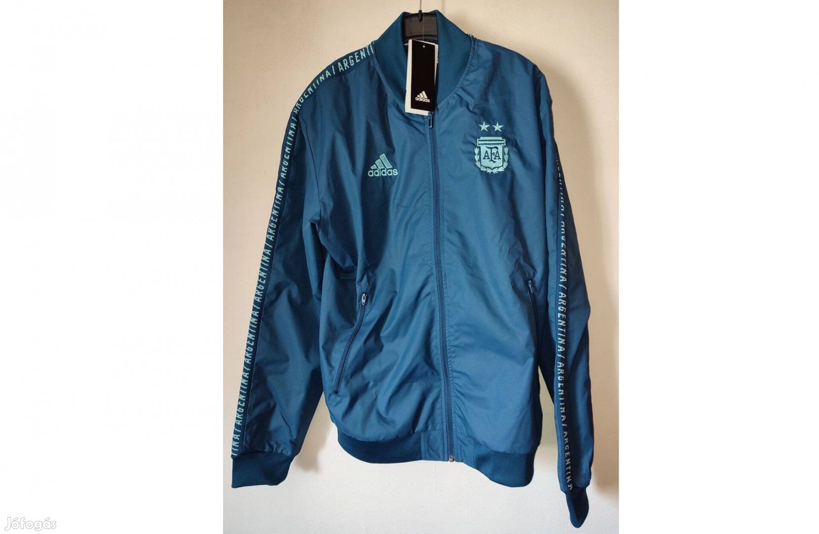 Argentin válogatott kék eredeti adidas dzseki (M)
