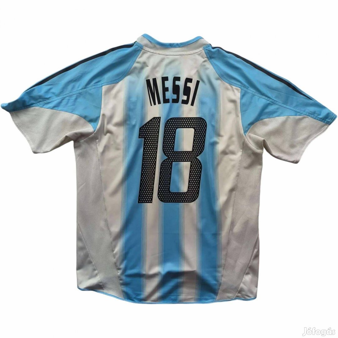 Argentína 2004-05 Adidas hazai Lionel Messi foci mez L-es