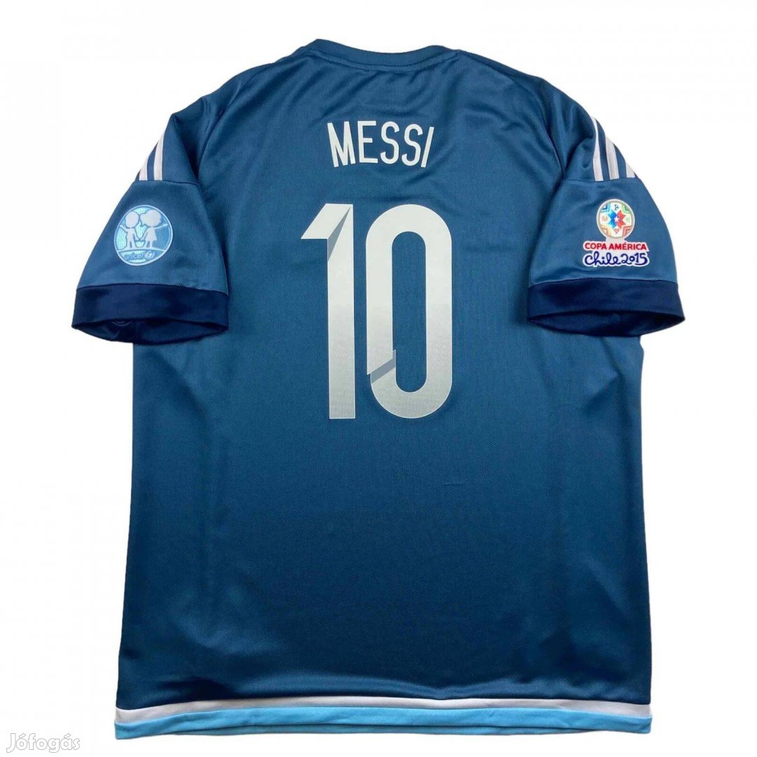 Argentína 2015-16 Adidas vendég Lionel Messi *Új* foci mez XL-es