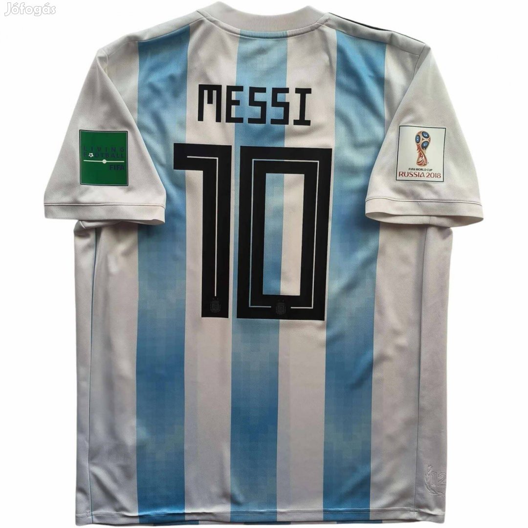 Argentína 2018-20 Adidas hazai Lionel Messi foci mez L-es