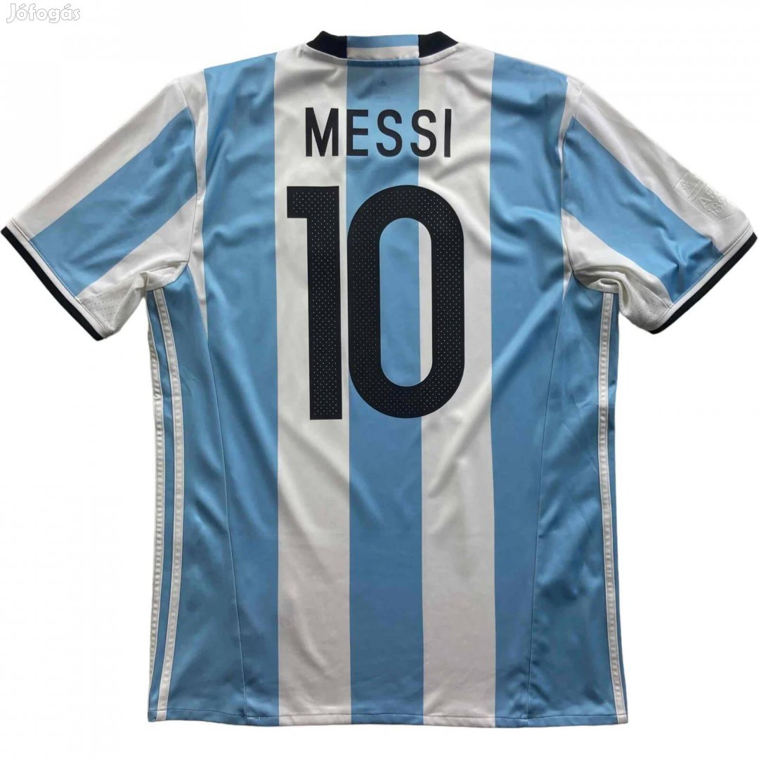 Argentína Argentin válogatott 2016-18 Adidas hazai Messi foci mez M-es