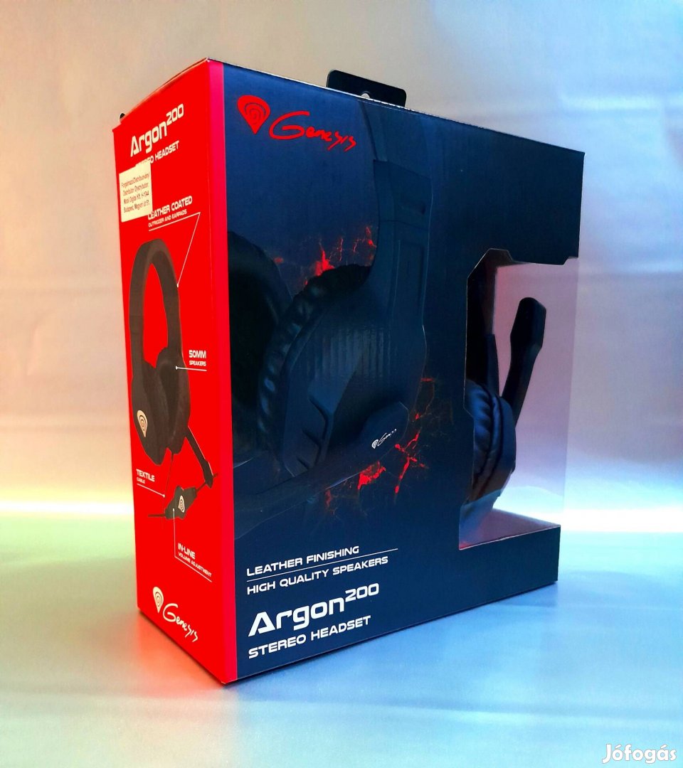 Argon 200 gamer fejhalgató