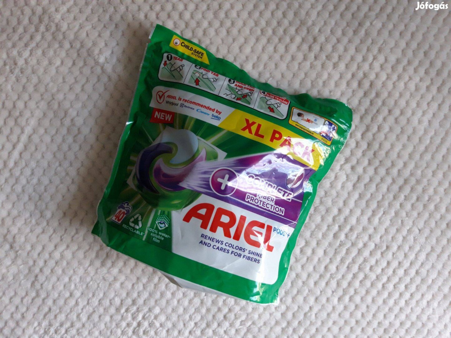 Ariel XL Pack mosógép gél kapszula, 40 mosáshoz