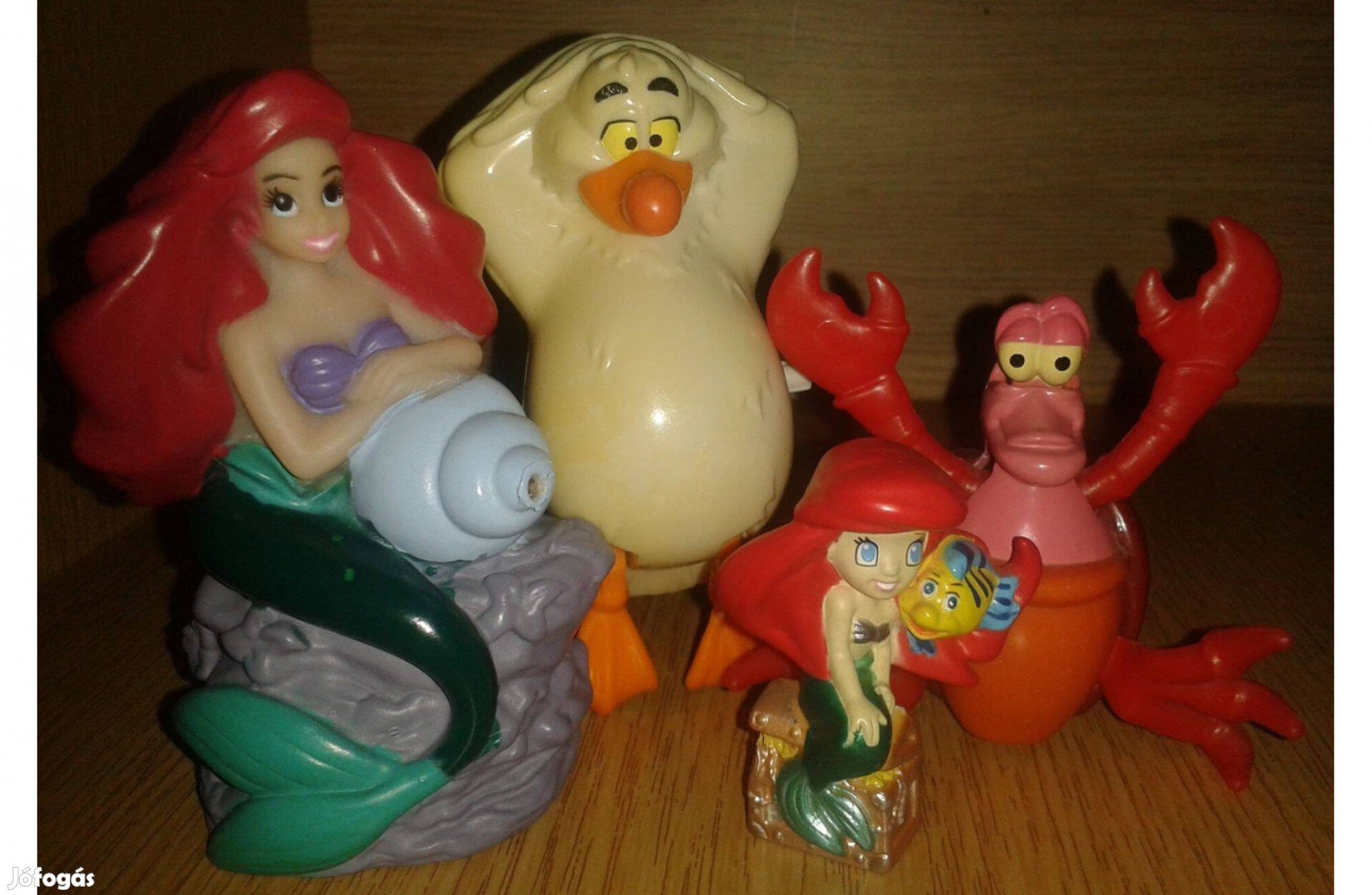 Ariel a kis hableány figurák