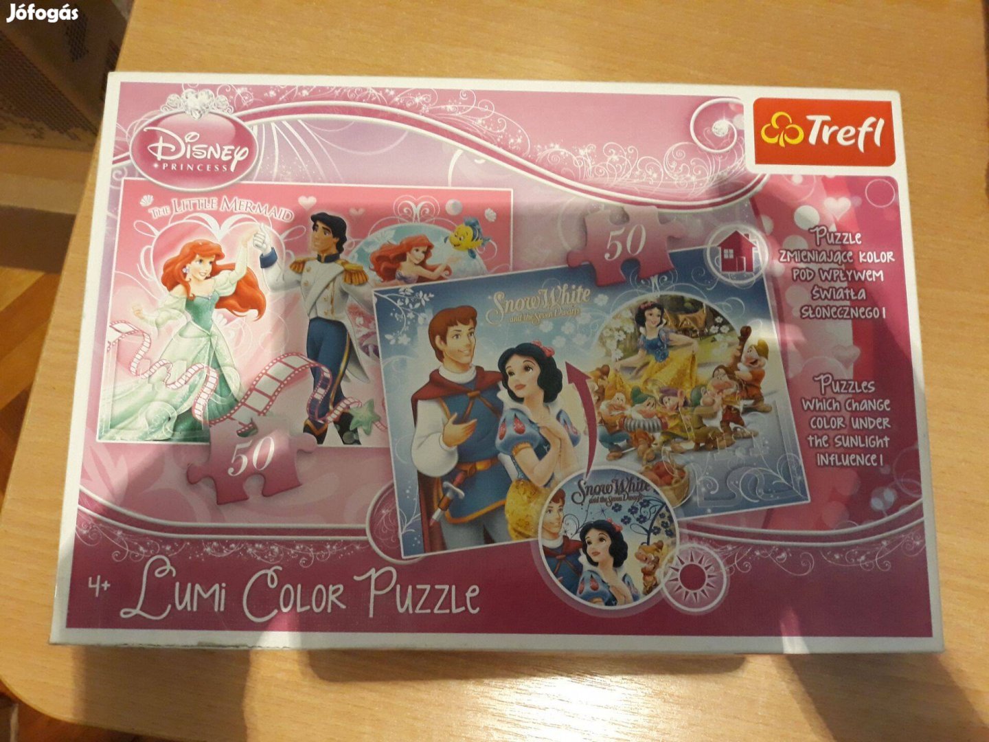 Ariel és Hófehérke puzzle 2X50db