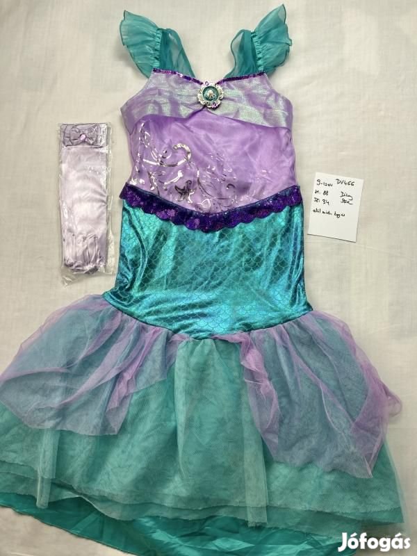 Ariel jelmez, kis hableány jelmez, hercegnő jelmez DV466