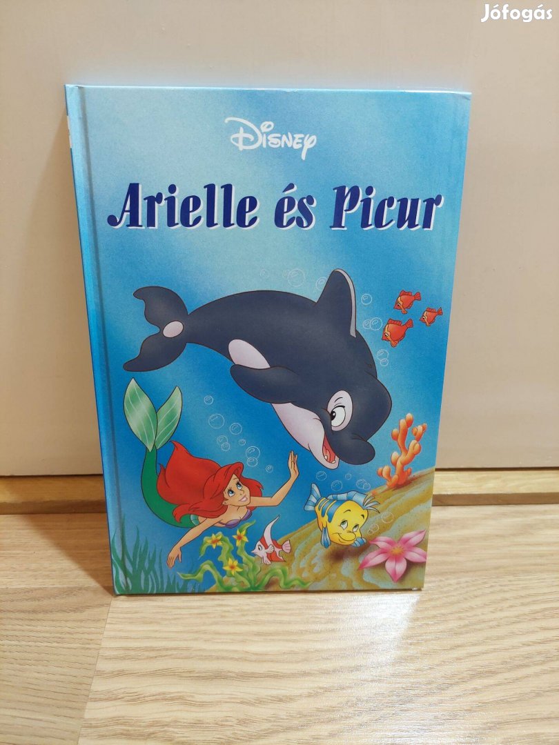 Arielle és Picur disney mesekönyv, gyerek könyv