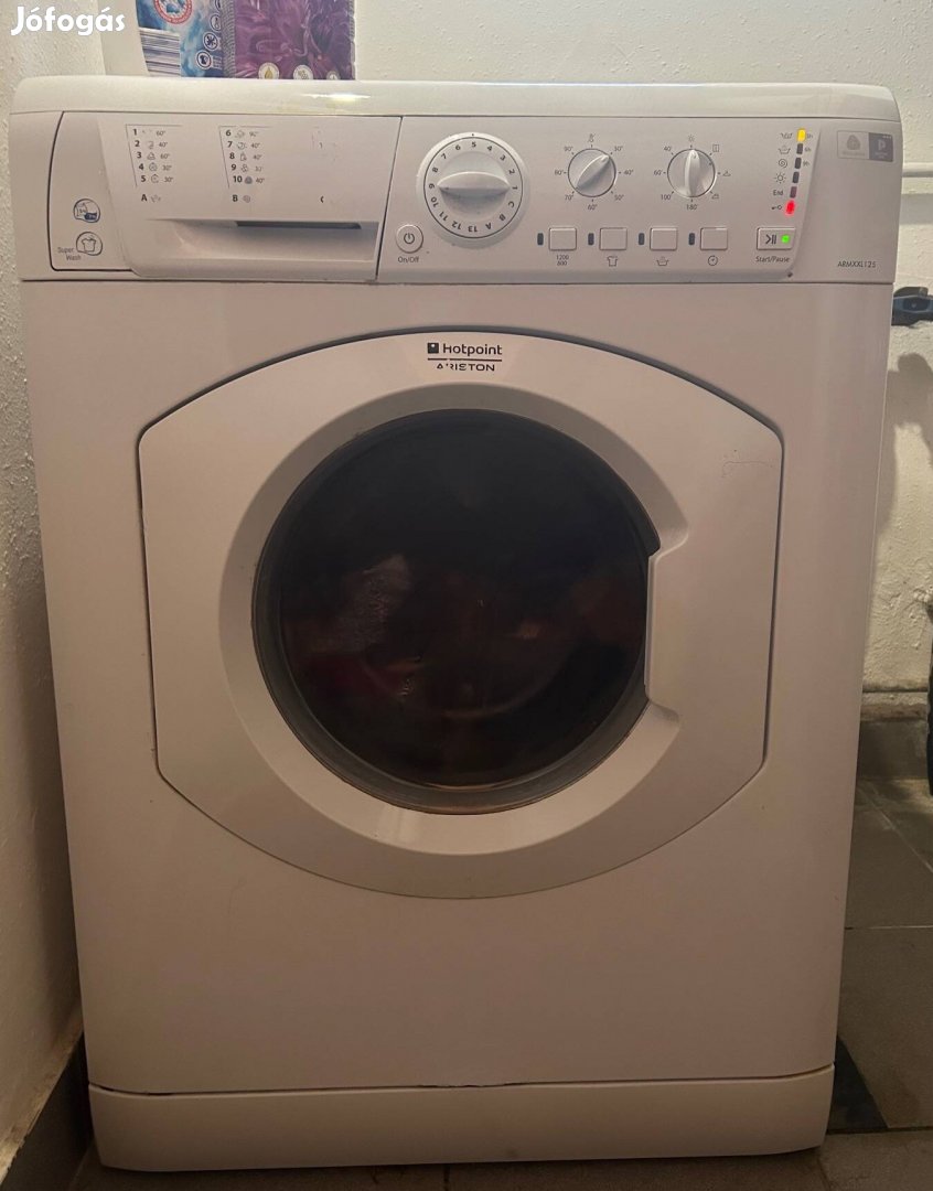 Aristin Hotpoint Armxxl125 használ mosógép költözés miatt sos Eladó!